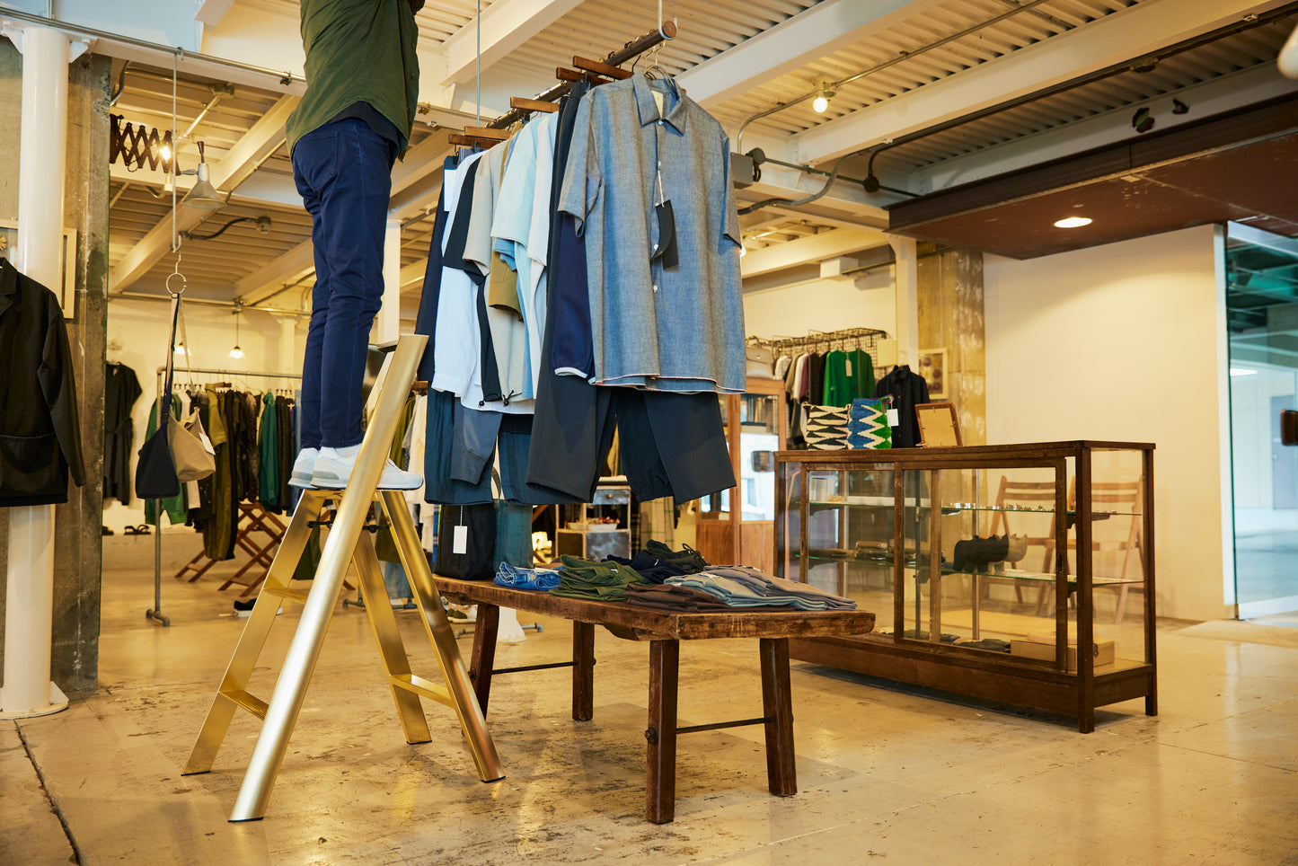lucano premium step ladder 3-step GOLD