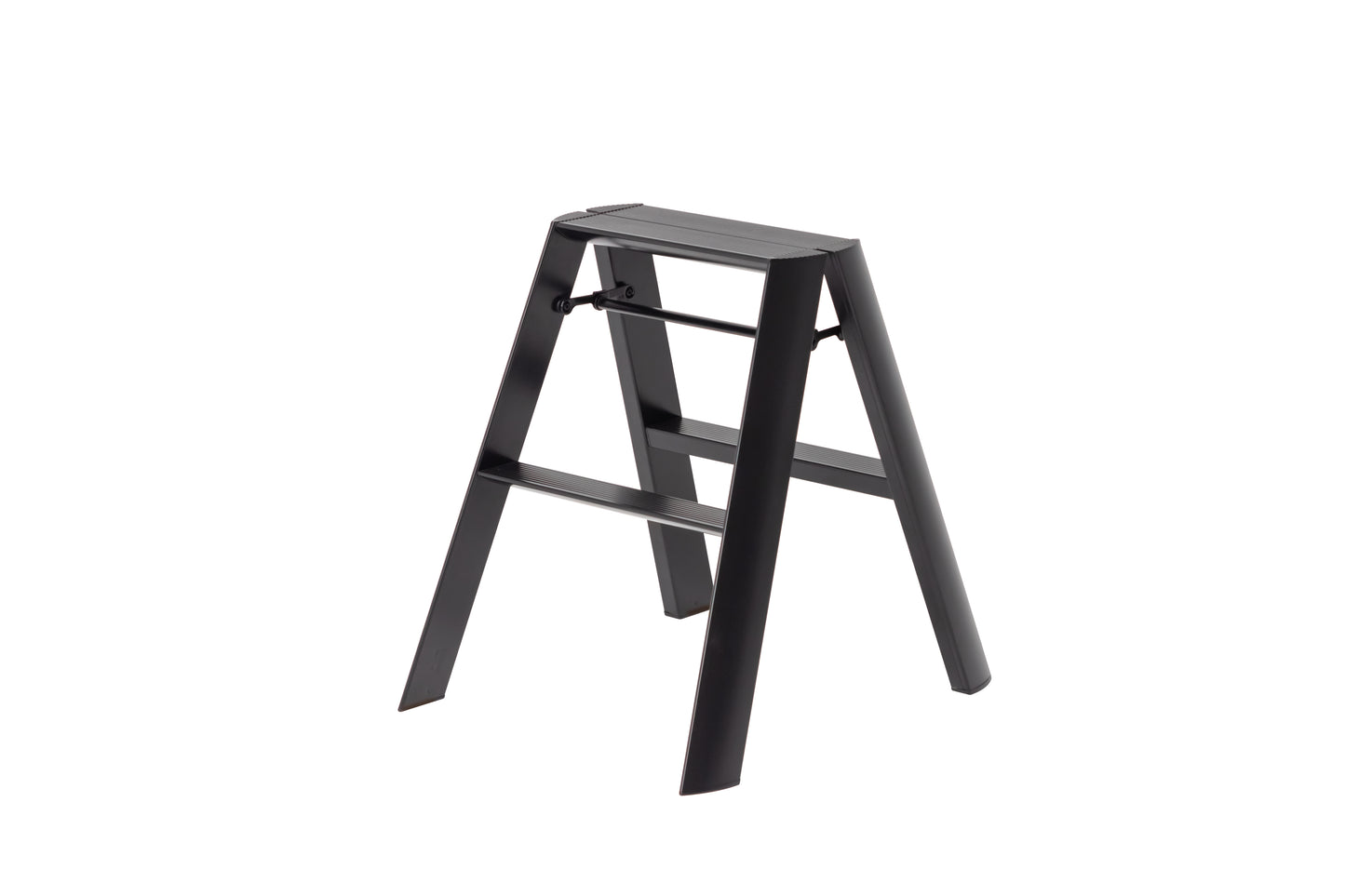 lucano step ladder 2-step BLACK