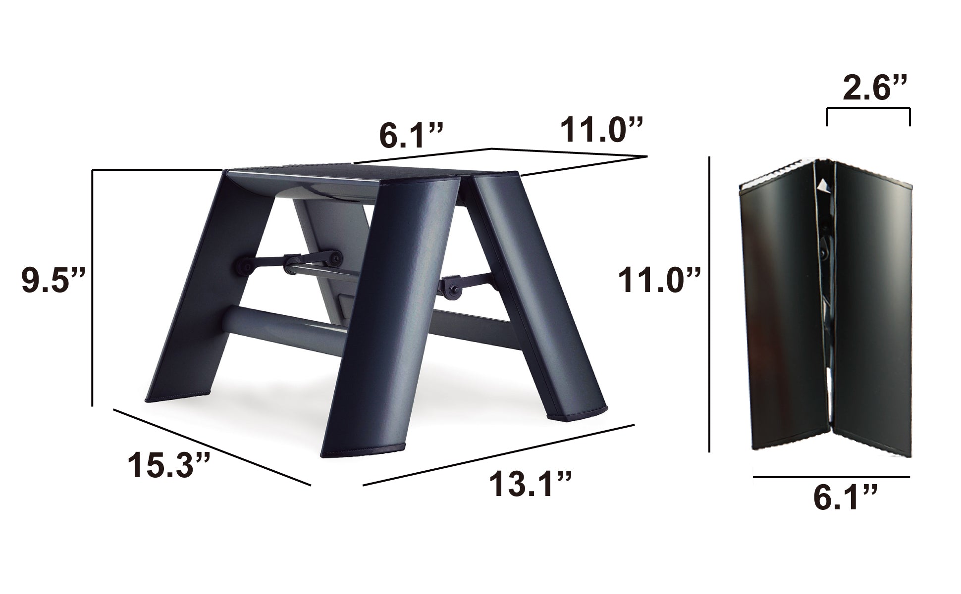 lucano step ladder 1-step PEACH BROWN – Hasegawa ladders Official