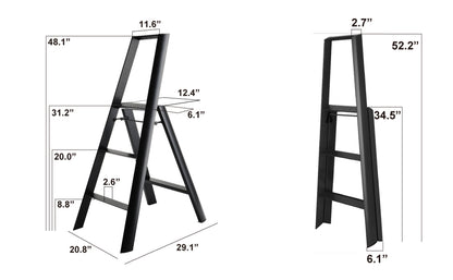 lucano premium step ladder 3-step GOLD